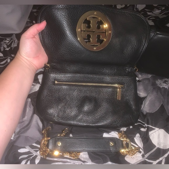Gorgeous TORY BURCH clutch + gold chain - Picture 3 of 4